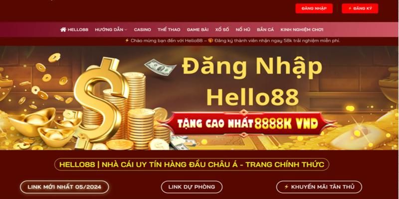 Link đăng nhập Hello88 mới nhất 2024 